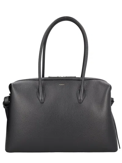 Yuzefi Large Brioche Shoulder Bag Gold Hardware In Pattern