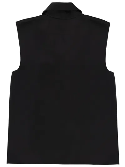 Theory Draped Top In Black