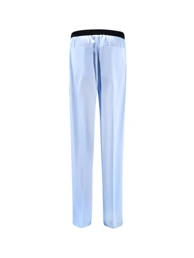 Tom Ford Pyjamas Stretch Satin Trousers In Blue