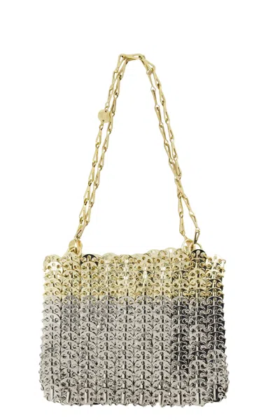 Rabanne Skyline Clutch Bag In Multi