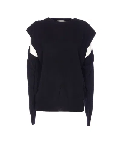 Lisa Yang Othelia Cut-out Sweater In Black