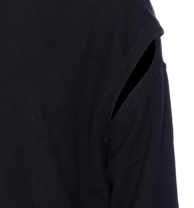 Lisa Yang Othelia Cut-out Sweater In Black