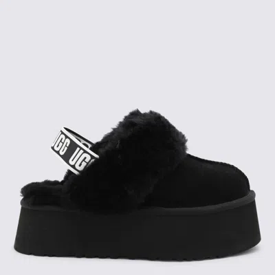 Ugg Sling-back Slipper Shoes In Black