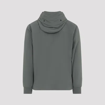 C.p. Company C.p.company Green Shell-r Goggle Polyester Jacket In Green