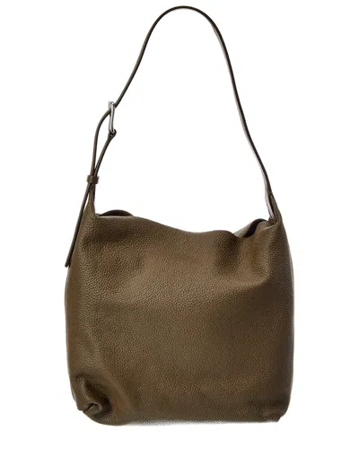 The Row Isa Leather Hobo Bag In Green