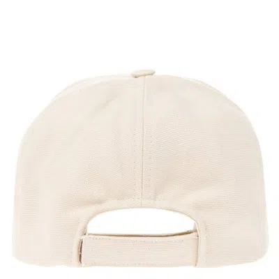 Isabel Marant Tyron Embroidered Cotton Cap In Black