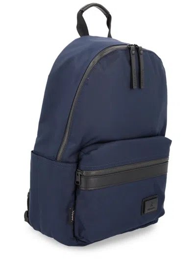 Premiata Versatile Backpack Featuring Multiple Pockets In Blue