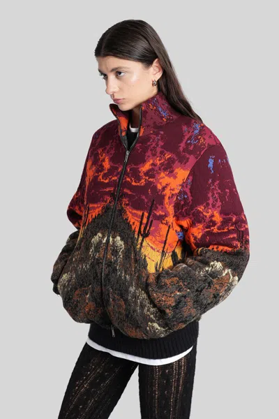 Laneus Bomber Jacket In Multi