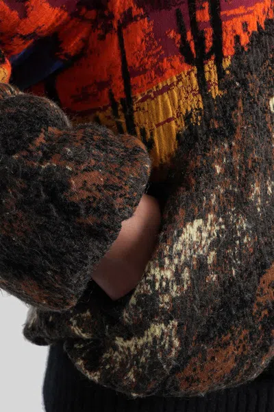 Laneus Bomber Jacket In Multi