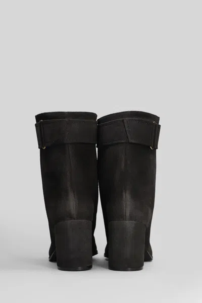 Lella Baldi High Heels Ankle Boots In Multi