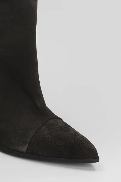 Lella Baldi High Heels Ankle Boots In Multi