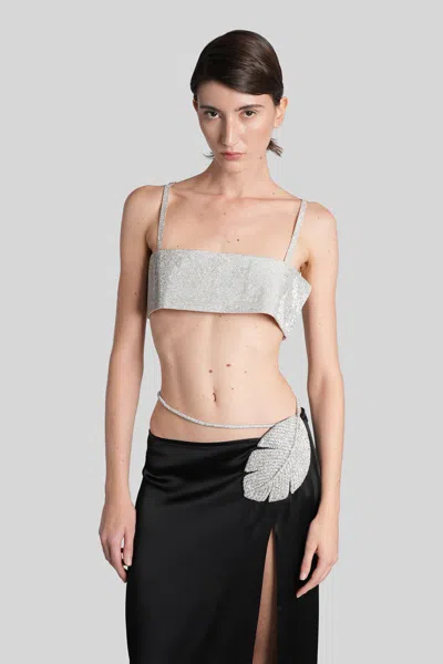 Nué Charlotte Top Topwear In Metallic