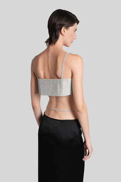 Nué Charlotte Top Topwear In Metallic
