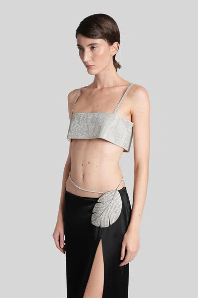 Nué Charlotte Top Topwear In Metallic