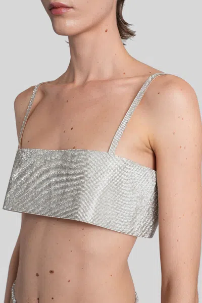 Nué Charlotte Top Topwear In Metallic