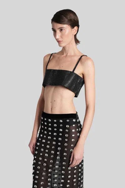 Nué Charlotte Top Topwear In Black