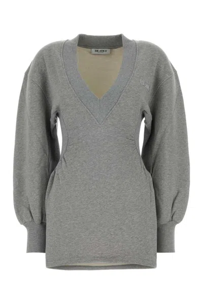 Attico The  Sweatshirts In Gray