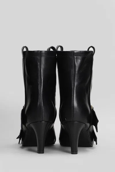 Lella Baldi High Heels Ankle Boots In Multi