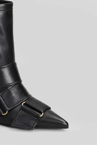 Lella Baldi High Heels Ankle Boots In Multi