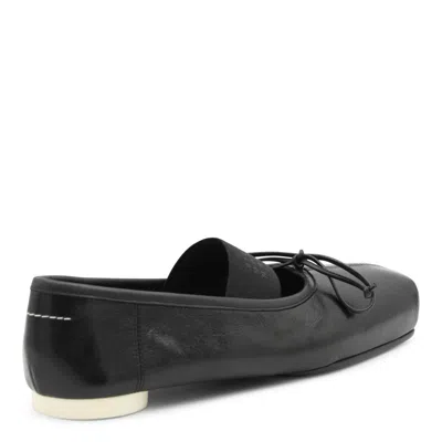 Mm6 Maison Margiela Flat Shoes Blacks And Greys In Multi
