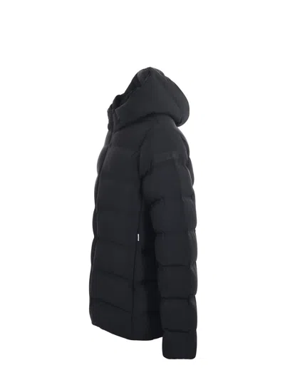 Rrd Hooded Zip Jacket In Black