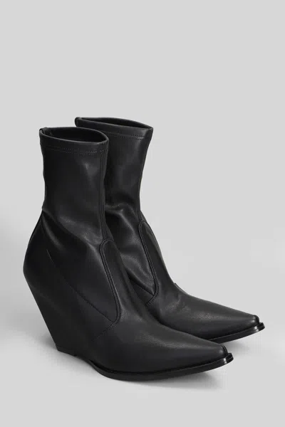 Nvl-garde High Heels Ankle Boots In Black