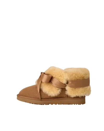 Ugg Stivaletto W Classic Bailey Tie Chestnut In Multi