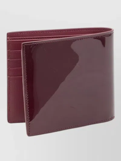 Saint Laurent Paris East West Leather Bifold Wallet In Gray