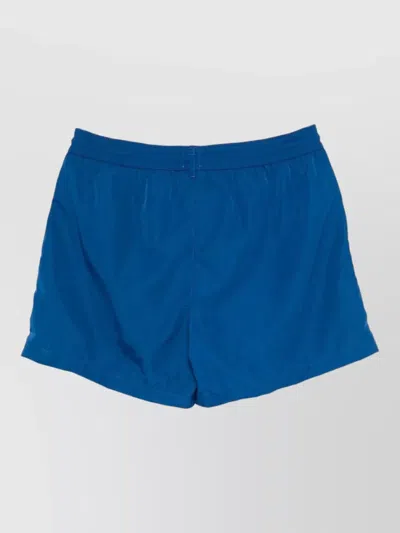 Paul Smith Logo Swim Shorts Featuring Side Pockets In Blue