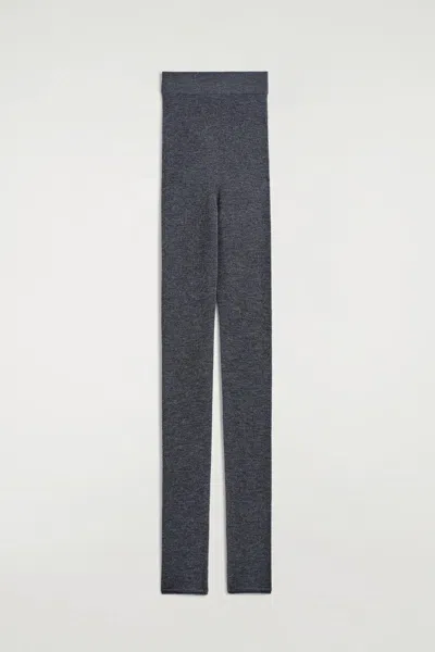Cos Merino Wool Leggings In Gray