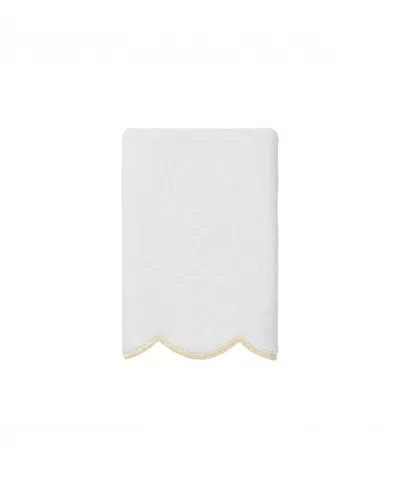 Linum Home Adornia Scallop Cotton 6-pc. Towel Set In White