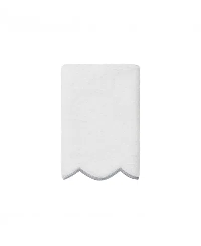 Linum Home Adornia Scallop Cotton 6-pc. Towel Set In White
