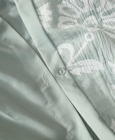 Levtex Sarrah Textured 3-pc. Duvet Cover Set, King In Green