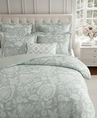 Levtex Sarrah Textured 3-pc. Comforter Set, Full/queen In Green