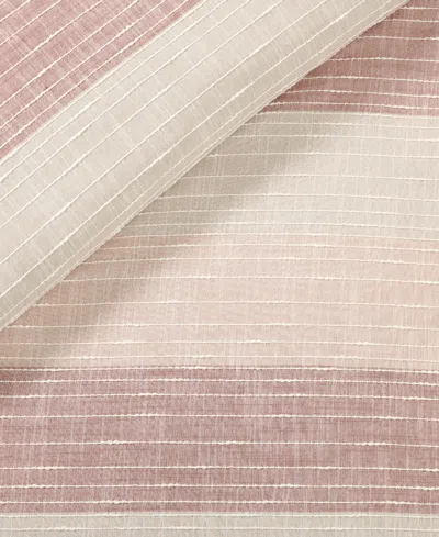 Levtex Sand Stripes Textured 3-pc. Comforter Set, Full/queen In Pink