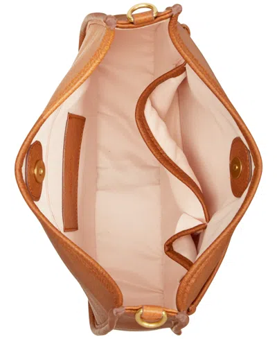 Style & Co Whipstitch Medium Crossbody, Created For Macy's In Brown