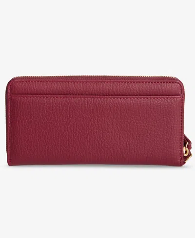 Inc International Concepts Hazel Zip-around Quilt Wristlet, Exclusively At Macy's In Red