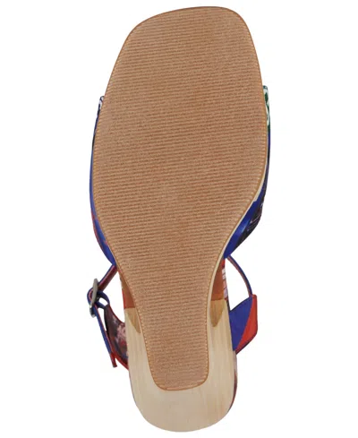 Jeffrey Campbell Women's Flag-girl Sculpted Wedge Sandals In Neutral