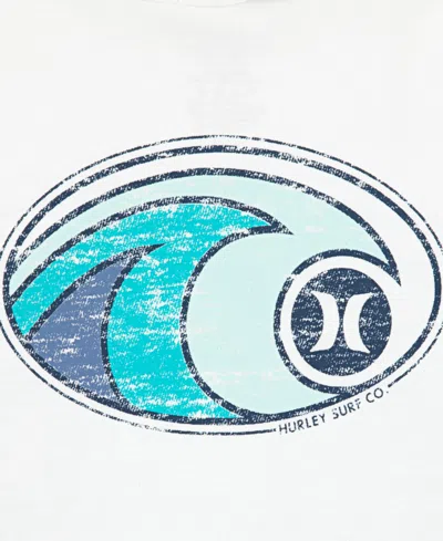 Hurley Boy 8-20 Graphic Hooded Pullover Sweatshirt In White