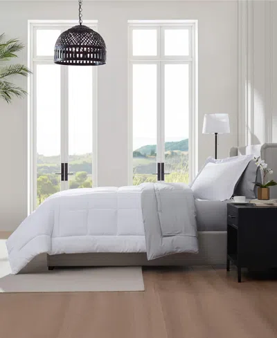 Nestl Luxury Soft Reversible 5-pc. Comforter Set, Twin In White