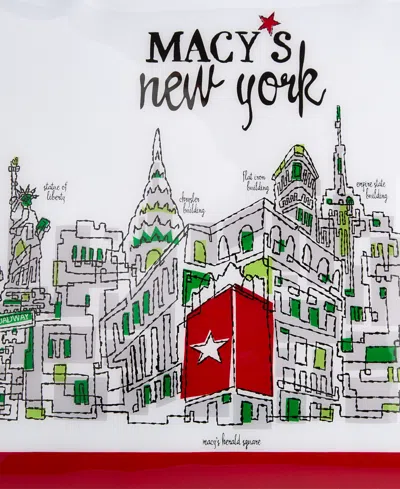 Macy's New York Skyline Graphic Zip Shoulder Bag,  Exclusive In Multi