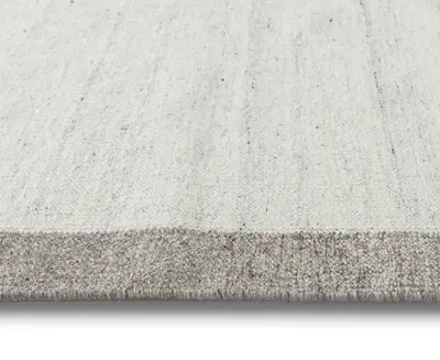 Obeetee Nu Maison Soft Border 6'x9' Area Rug In Gray