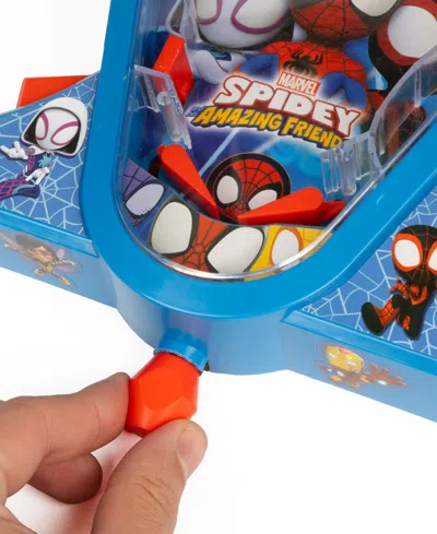 World Tech Toys Spidey And His Amazing Friends Mini Tabletop Pinball Game Toy In Multi