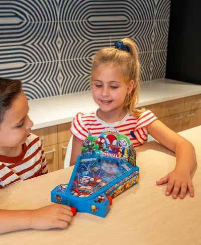 World Tech Toys Spidey And His Amazing Friends Mini Tabletop Pinball Game Toy In Multi