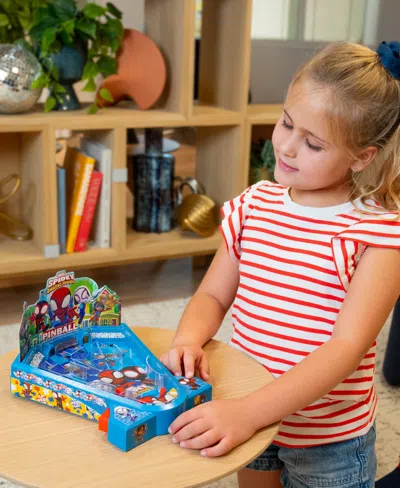 World Tech Toys Spidey And His Amazing Friends Mini Tabletop Pinball Game Toy In Multi