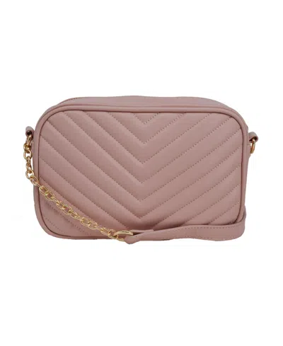 Bebe Women's Tyler Camera Crossbody Bag With Wallet In Pink