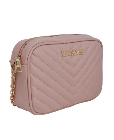 Bebe Women's Tyler Camera Crossbody Bag With Wallet In Pink