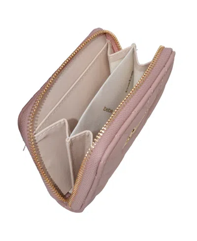 Bebe Women's Tyler Camera Crossbody Bag With Wallet In Pink