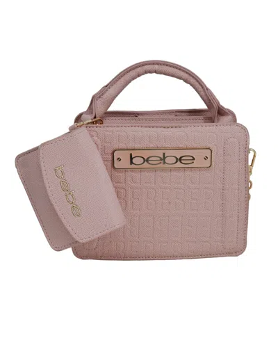 Bebe Women's Thea Mini Satchel Bag In Pink