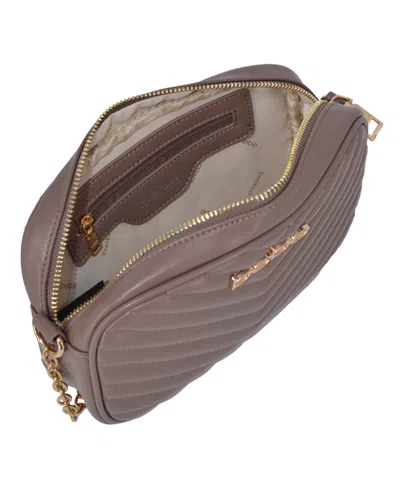 Bebe Women's Tyler Camera Crossbody Bag With Wallet In Brown